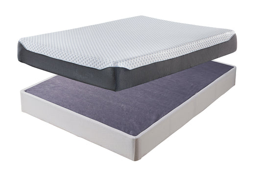 Ashley Express - 10 Inch Chime Elite Mattress with Foundation