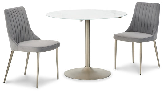 Ashley Express - Barchoni Dining Table and 2 Chairs