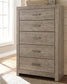 Culverbach Queen Panel Bed with Mirrored Dresser, Chest and 2 Nightstands