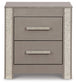 Surancha Queen Panel Bed with Mirrored Dresser, Chest and Nightstand